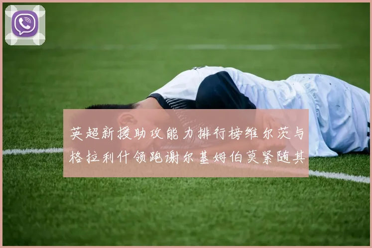 英超新援助攻能力排行榜维尔茨与格拉利什领跑谢尔基姆伯莫紧随其后